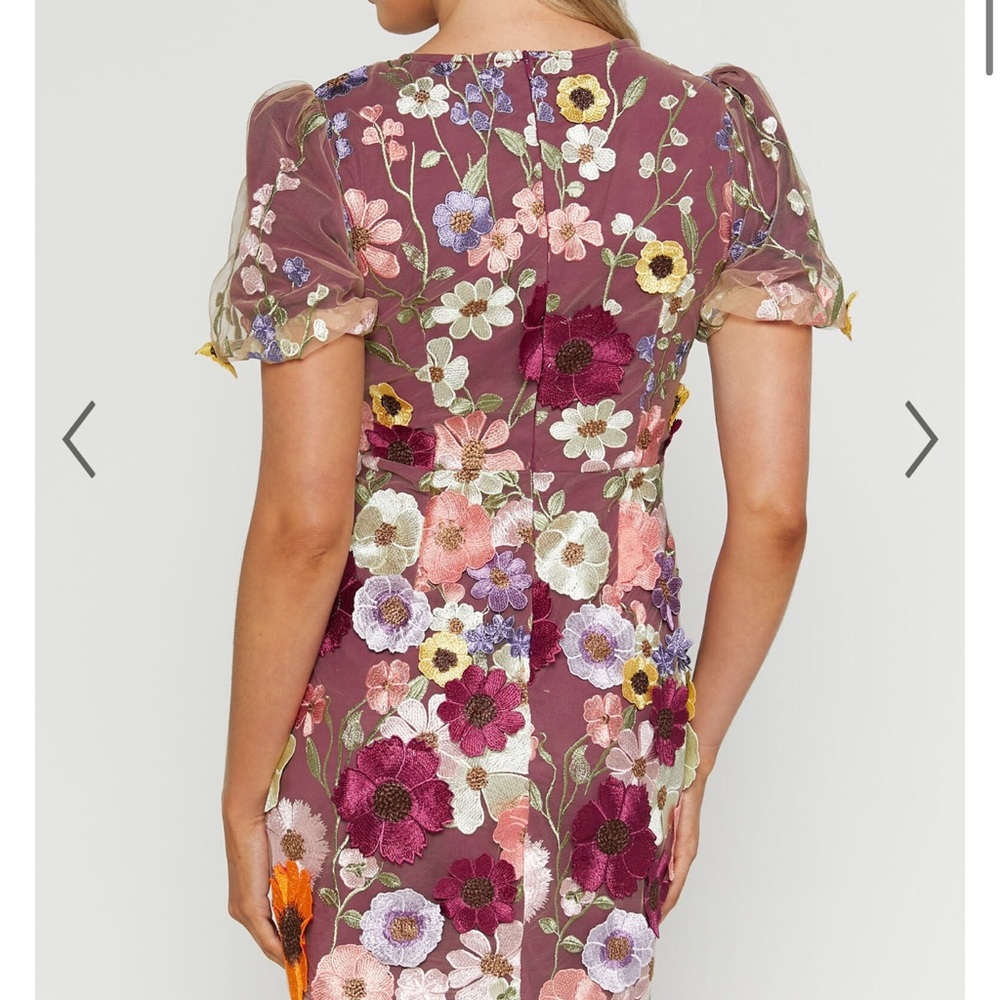 Floral Embroidered Dress - Picture 3 of 3